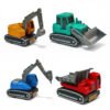 mini construction toy set