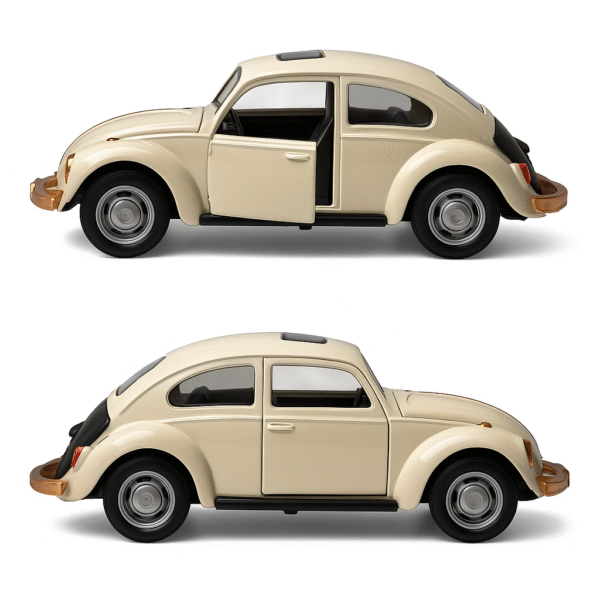 classic vintage beetle style toy car