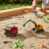 mini construction toy set