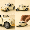classic vintage beetle style toy car