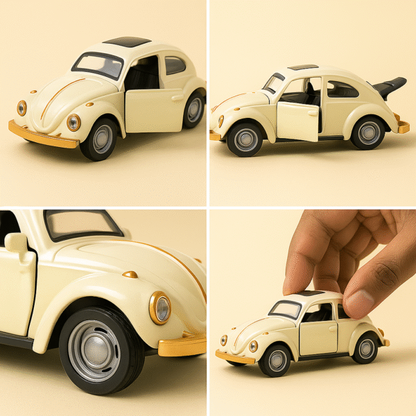 classic vintage beetle style toy car