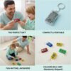 leocub mini handheld game console keychain – classic portable games