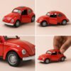 classic vintage red style die cast toy car