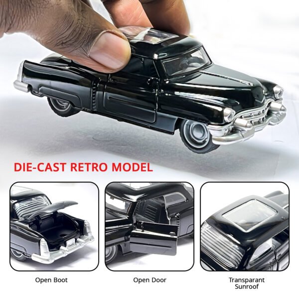 1950s retro classic coupe toy car