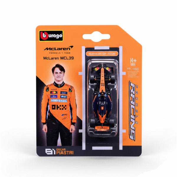 bburago mclaren mcl39 f1 diecast car – 1:64 scale