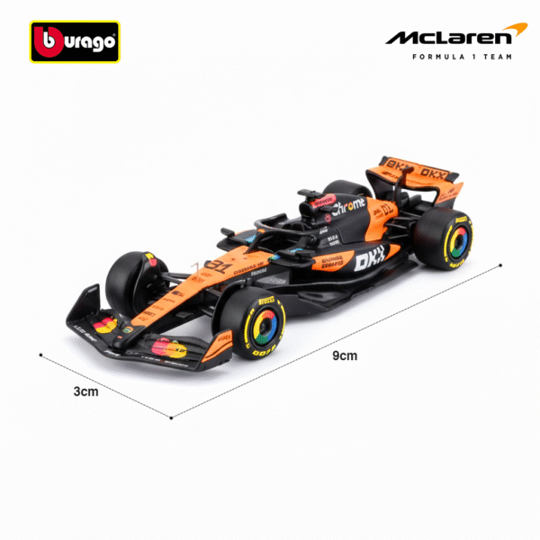 bburago mclaren mcl39 f1 diecast car – 1:64 scale