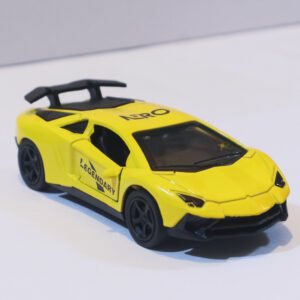 alloy aero sports car – yellow