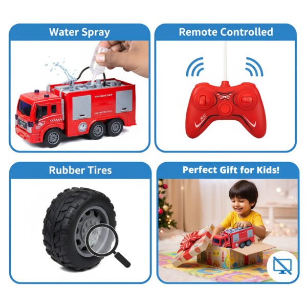 rc fire truck – water spray