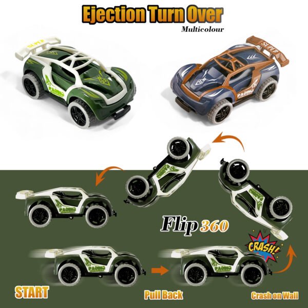 flip stunt pull back car