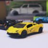 alloy aero sports car – yellow